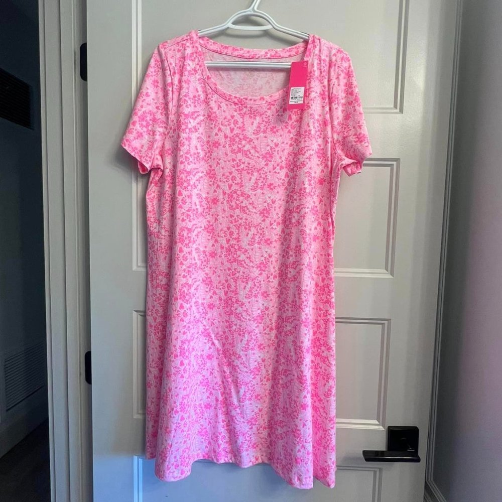 NWT Lily Pulitzer short sleeve pink dress